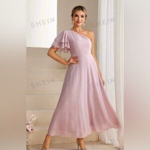 Blush colored SHEIN dress size small.